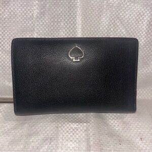 Kate Spade Black Leather Card Holder wallet